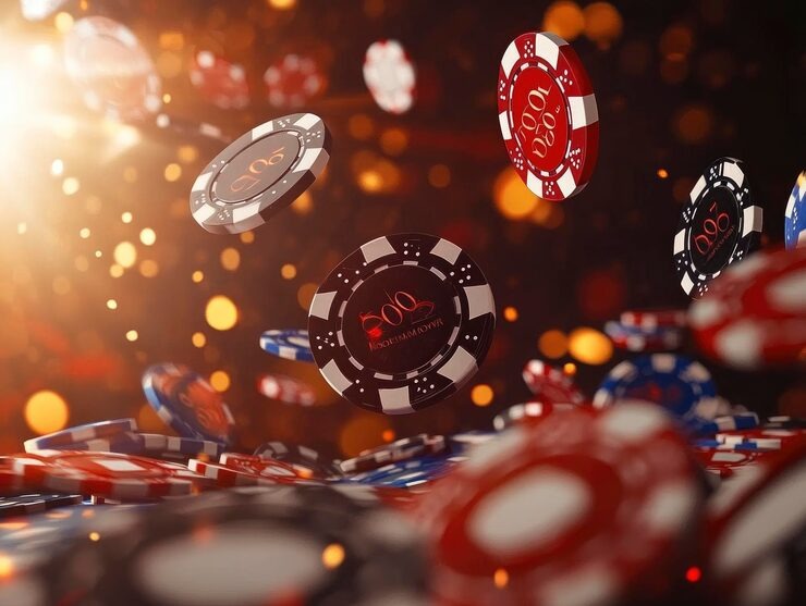 Jewels of Prosperity slot game interface showing five reels and payline indicators